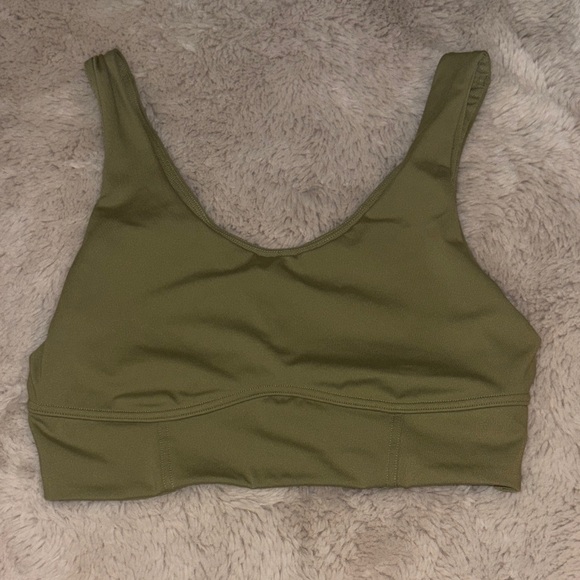 All in Motion Khaki Sports Bra - Picture 1 of 4